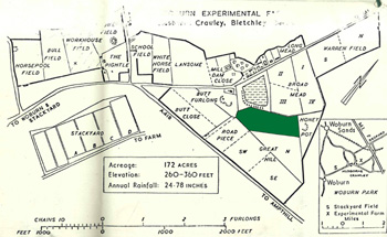 Great Hill Bottom shown in green